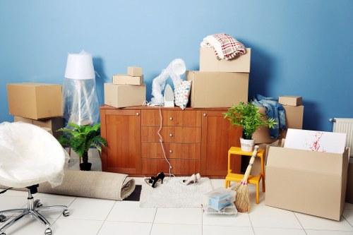 Removalists navigating apartment access in Waterloo