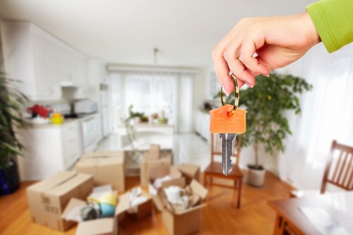 Removal team preparing a home move in Waterloo