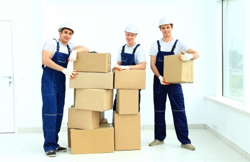Packing and loading items into a removals van in Waterloo