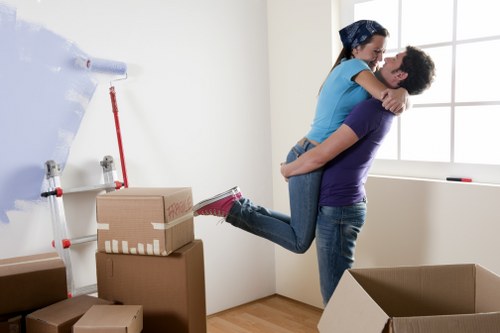 Professional packers preparing household boxes in Waterloo