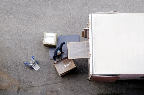 Packed moving van prepared for a Waterloo relocation