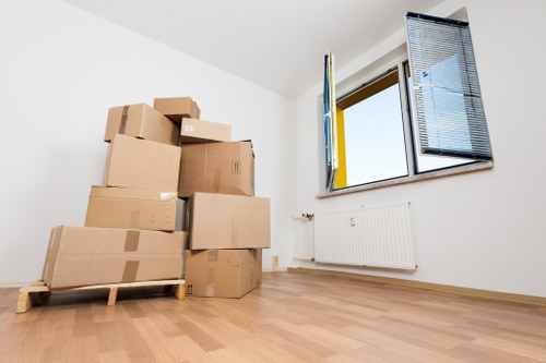Office removals team planning a commercial move in Waterloo